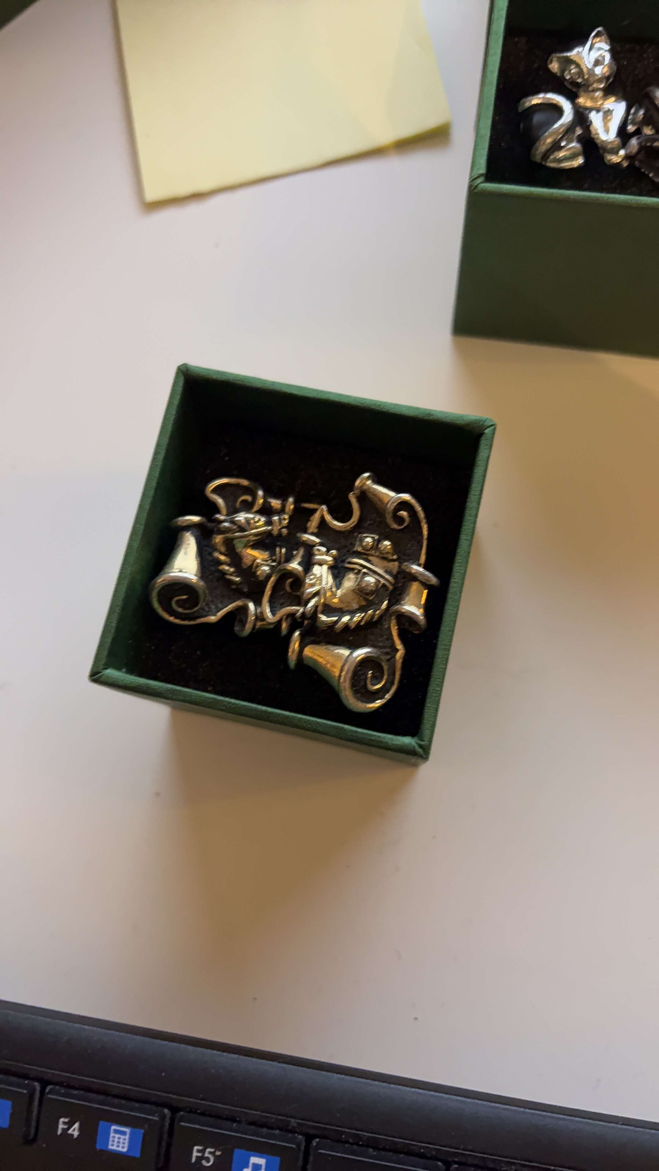 Black and Silver Goloured Equestrian Cufflinks