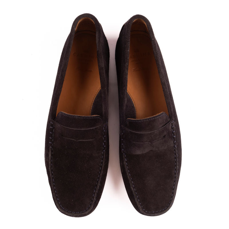 Carmina Navy Car Shoes