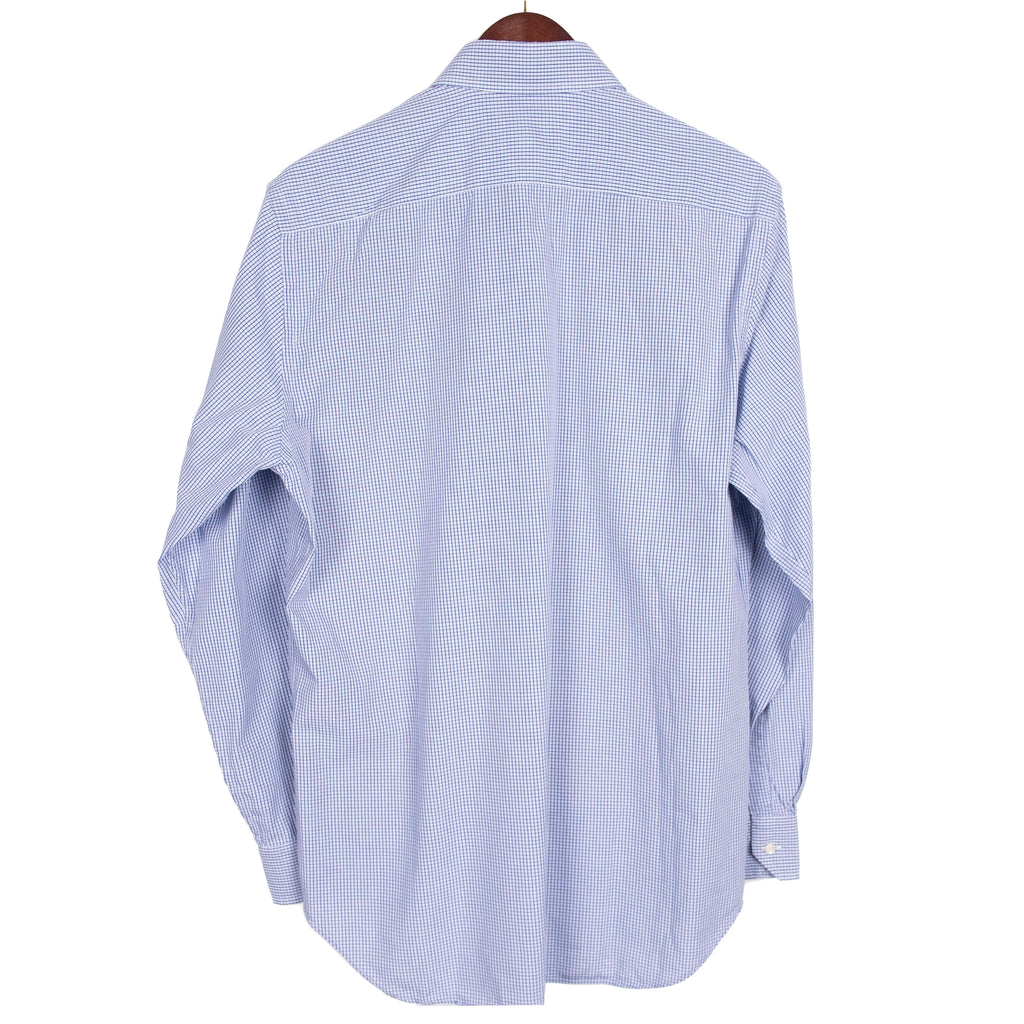 Blue Checked Business Shirt
