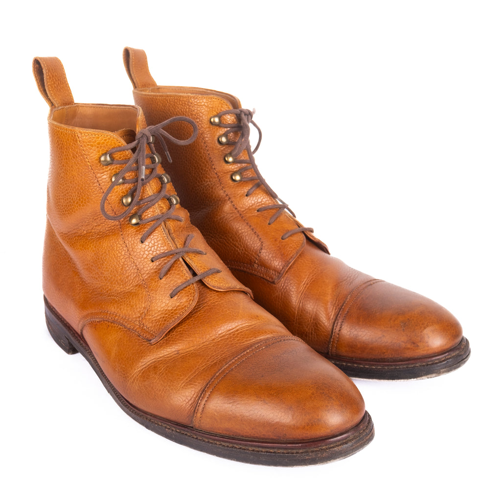 Light Brown Derby Boots