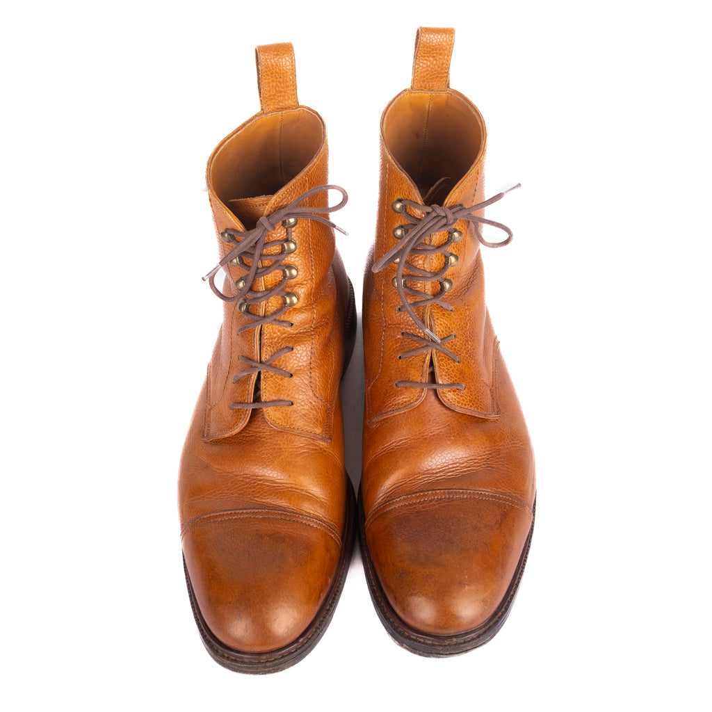 Light Brown Derby Boots