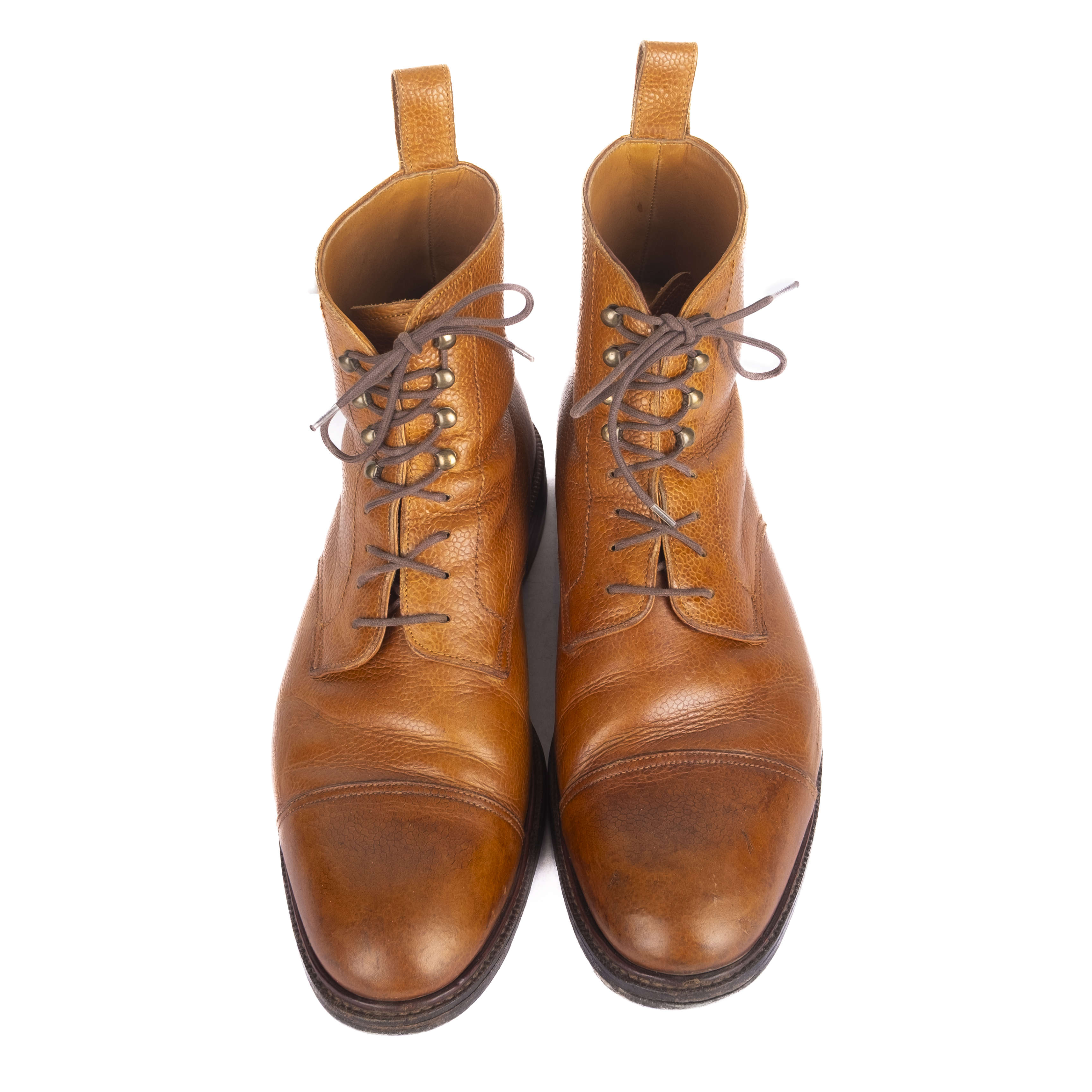 Light Brown Derby Boots