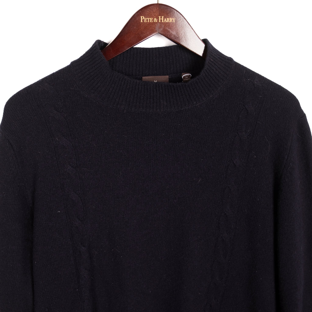 Navy Mockneck