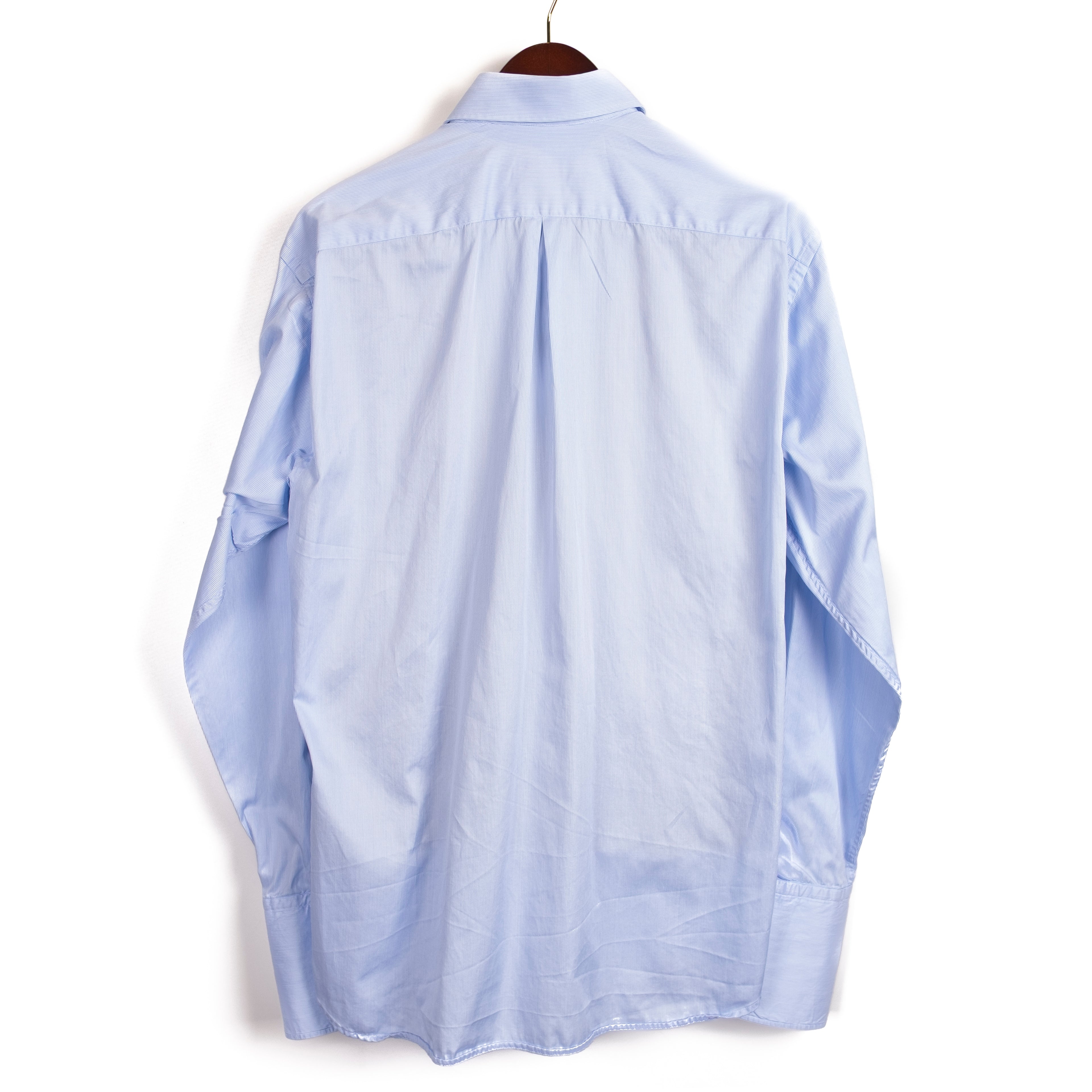 Light Blue Striped French Cuff Shirt
