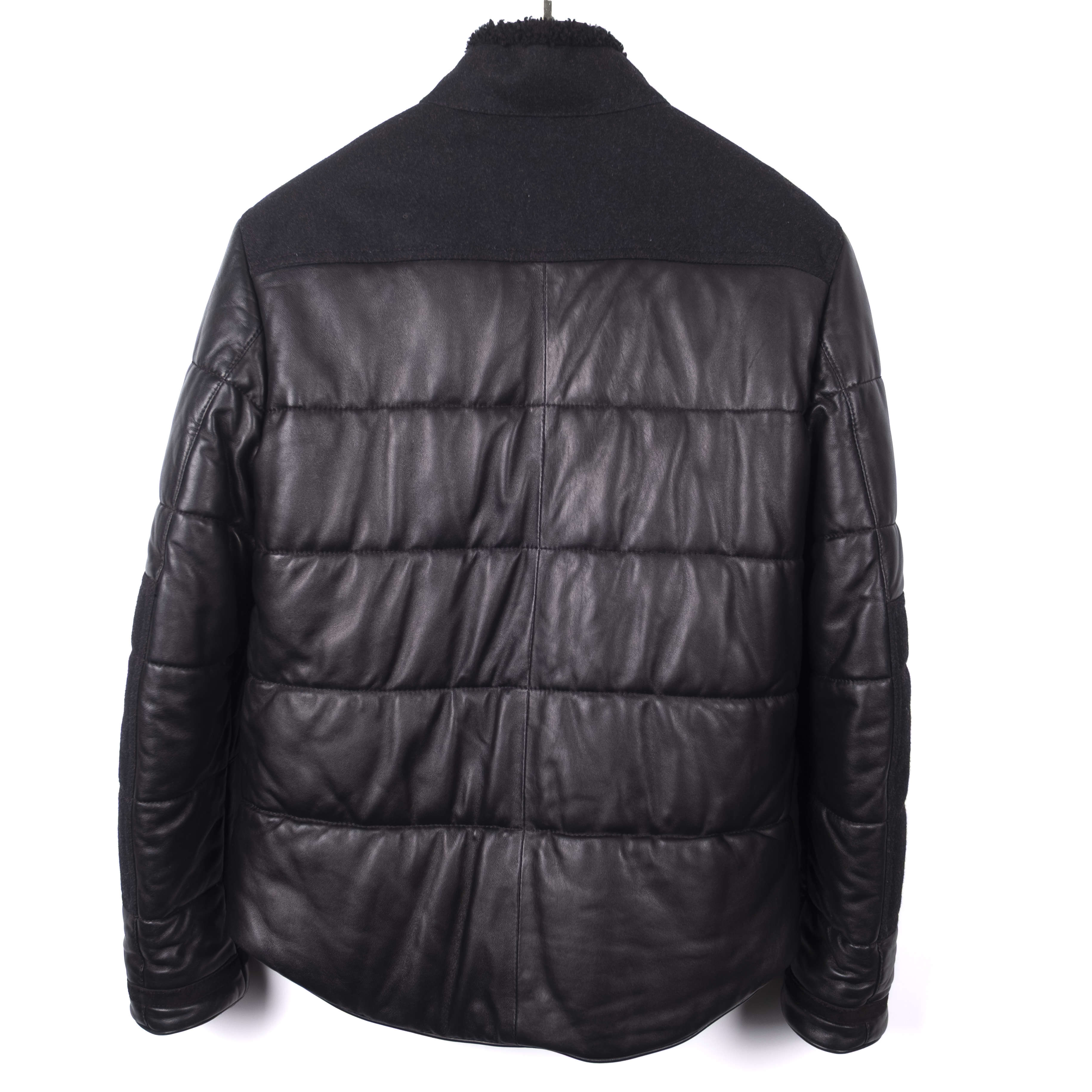 Black Lined Leather Jacket