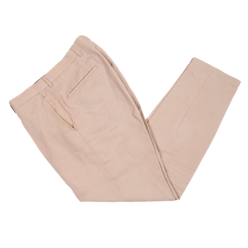 Beige Linen/Cotton Trousers