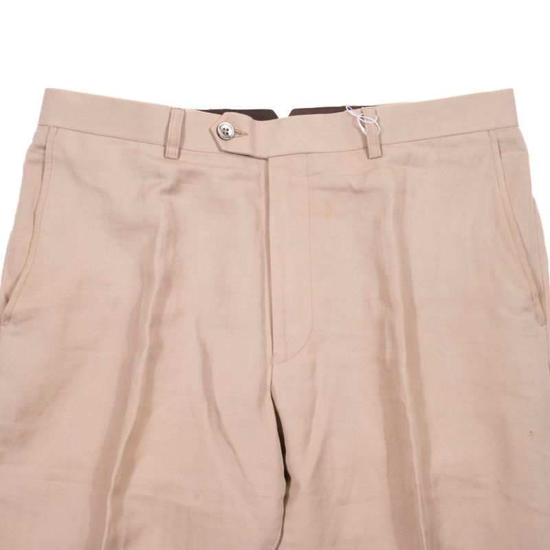 Beige Linen/Cotton Trousers