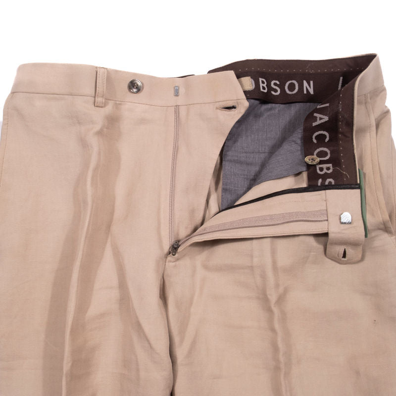 Beige Linen/Cotton Trousers
