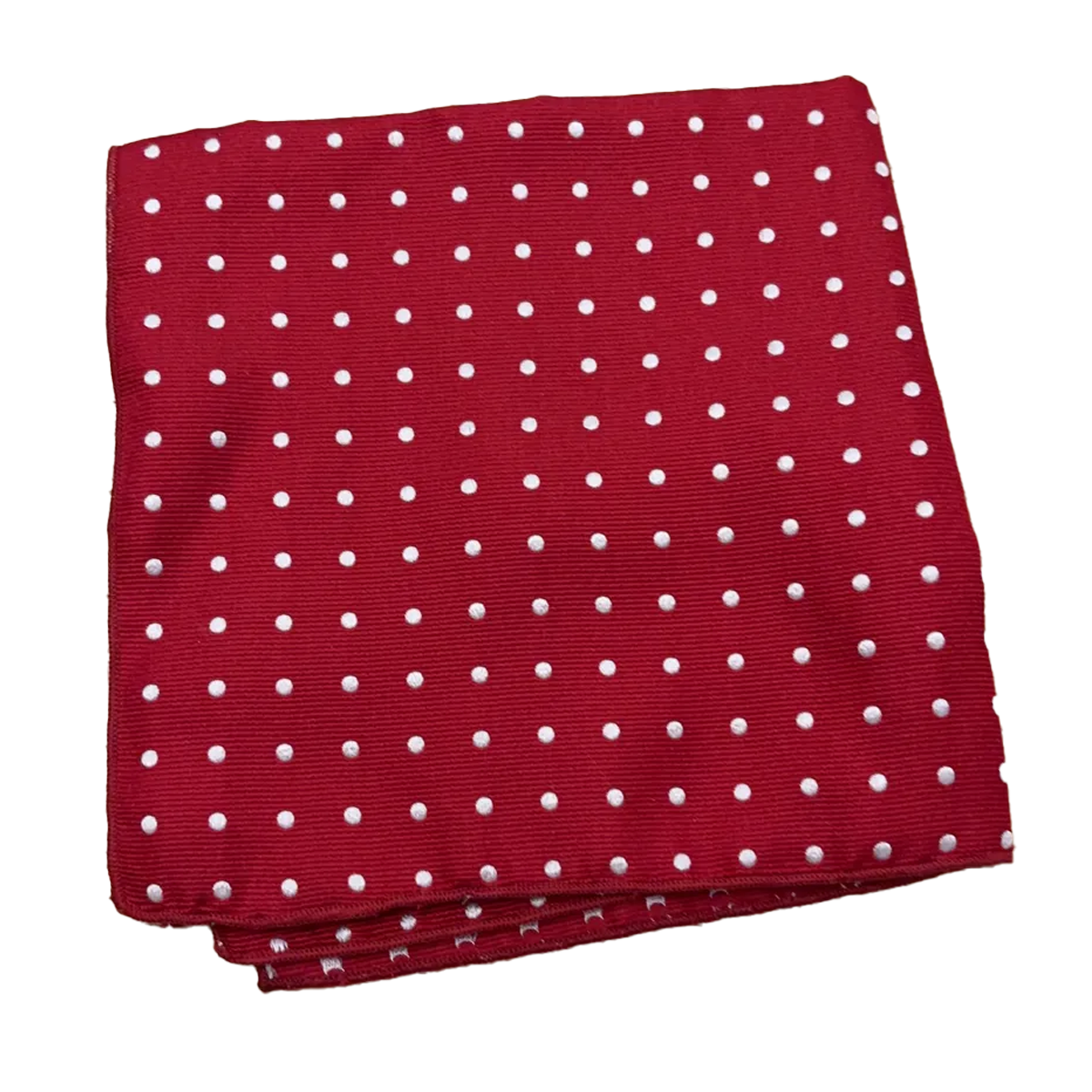 Red Polkadot Pocket Square