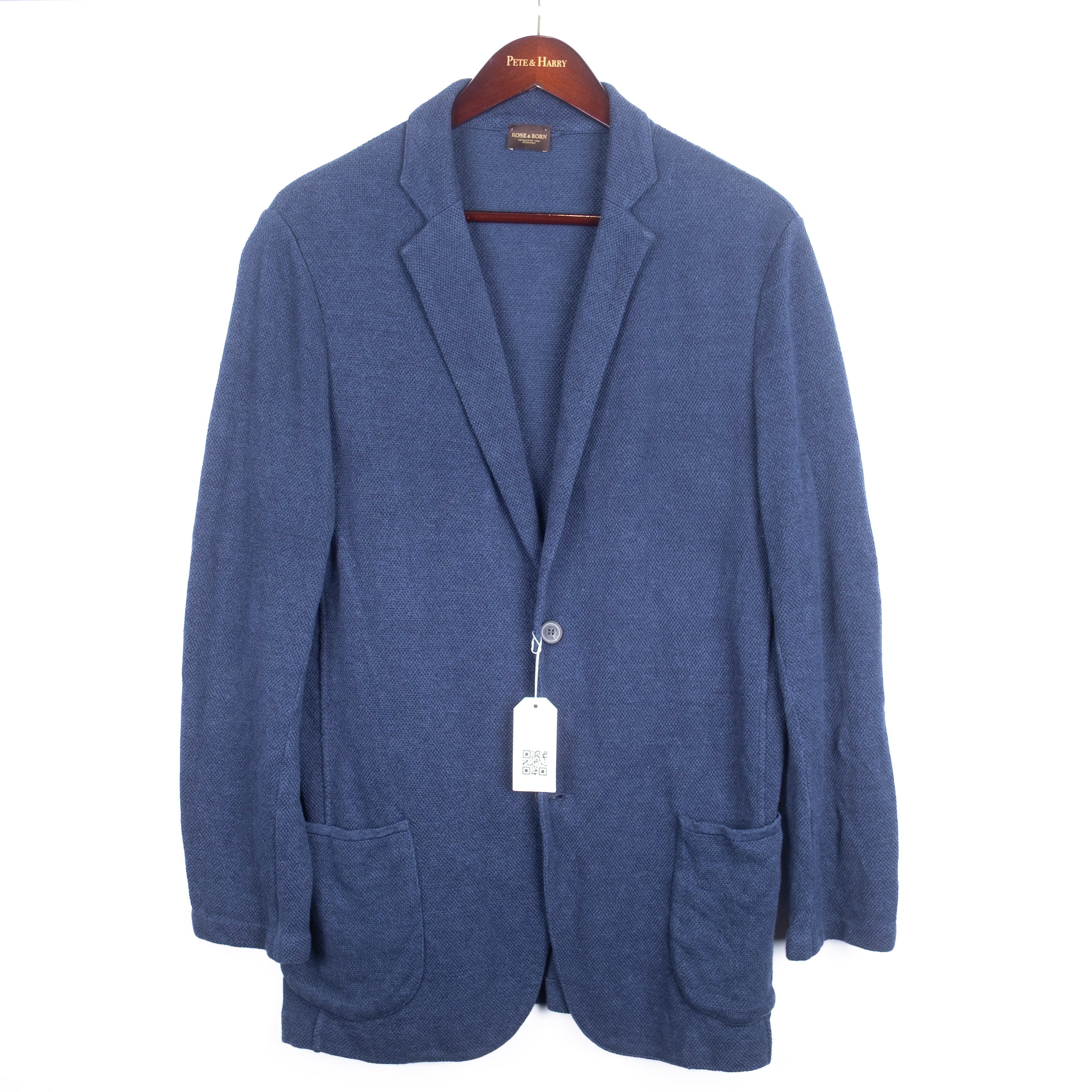 Navy Knit Sport Coat
