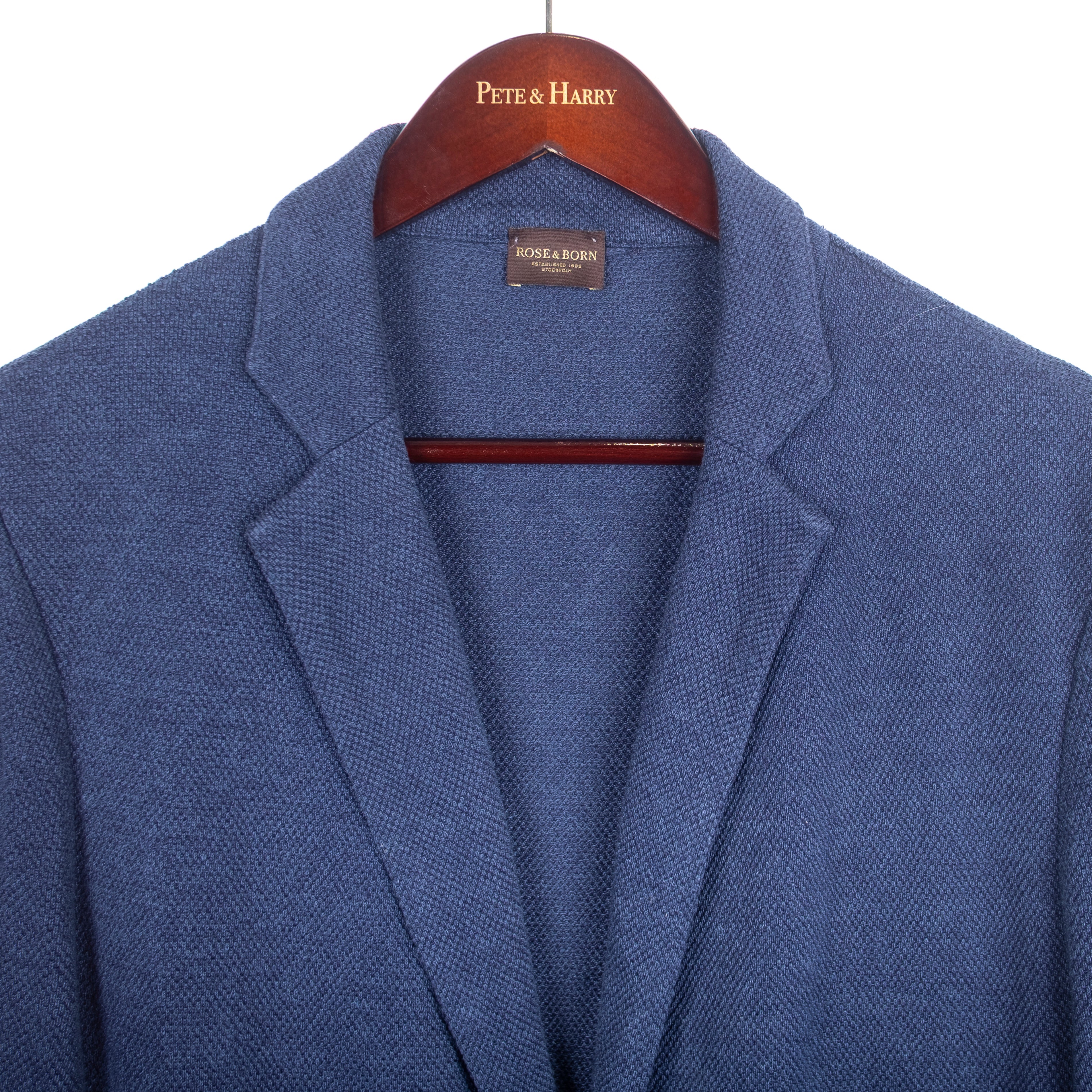 Navy Knit Sport Coat