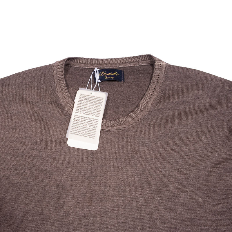 Blugiallo Taupe Knit Merino Sweater