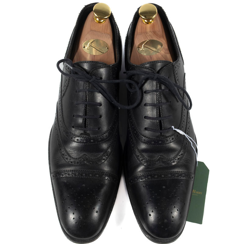 Black Yves Saint Laurent Brogue Oxfords