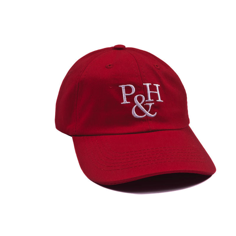 P&H Collection Red Baseball Cap - Recycled Cotton