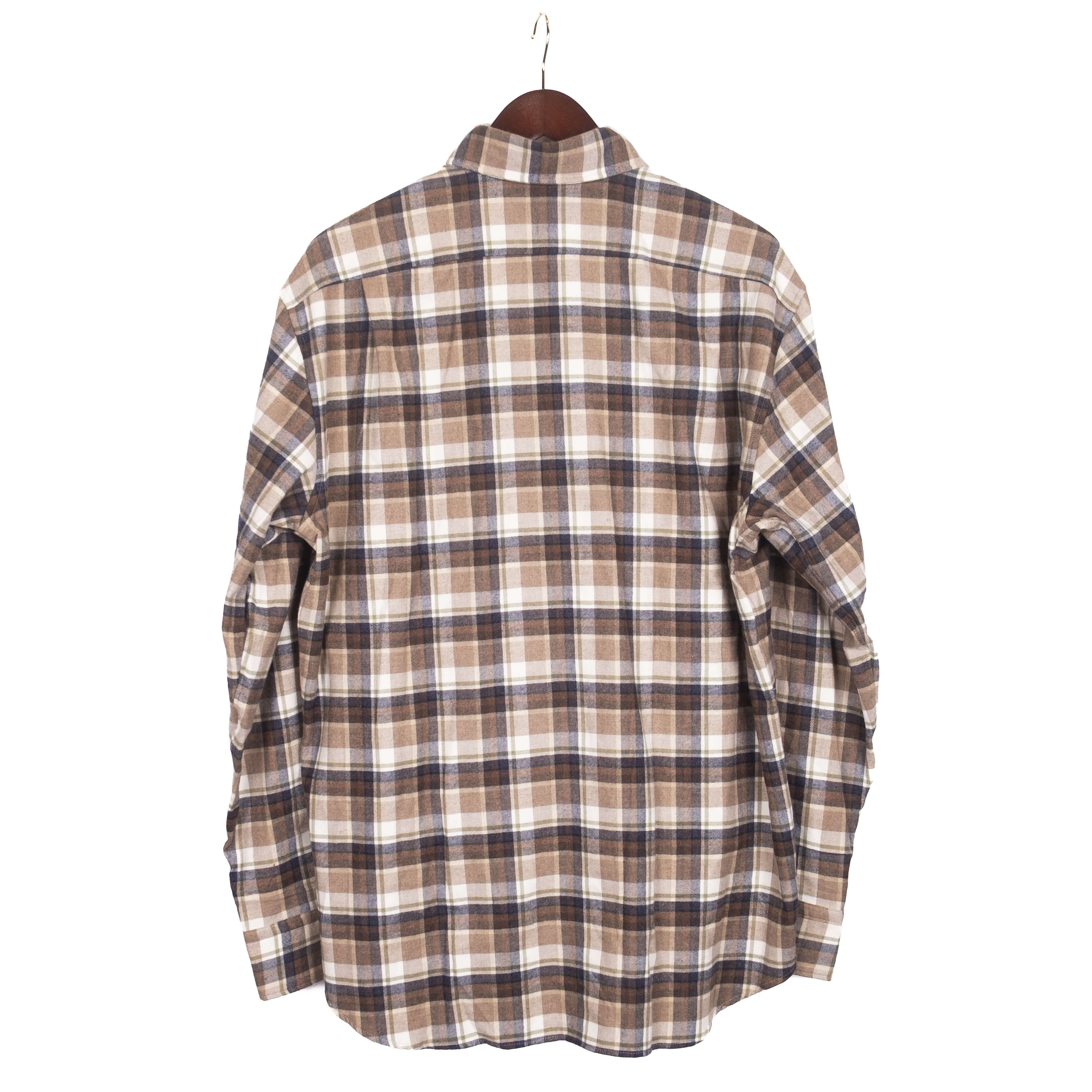 Brown Check Buttondown Shirt