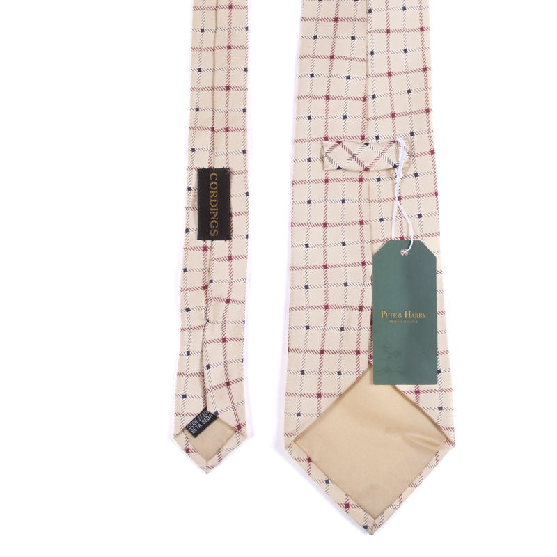 Cordings Blue & Red Tatterstall Tie