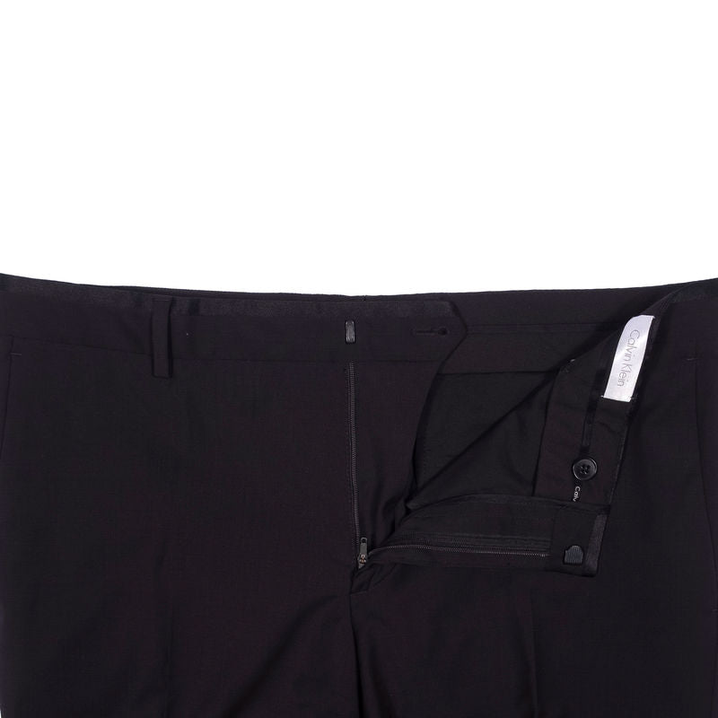 Calvin Klein Black Wool Trousers