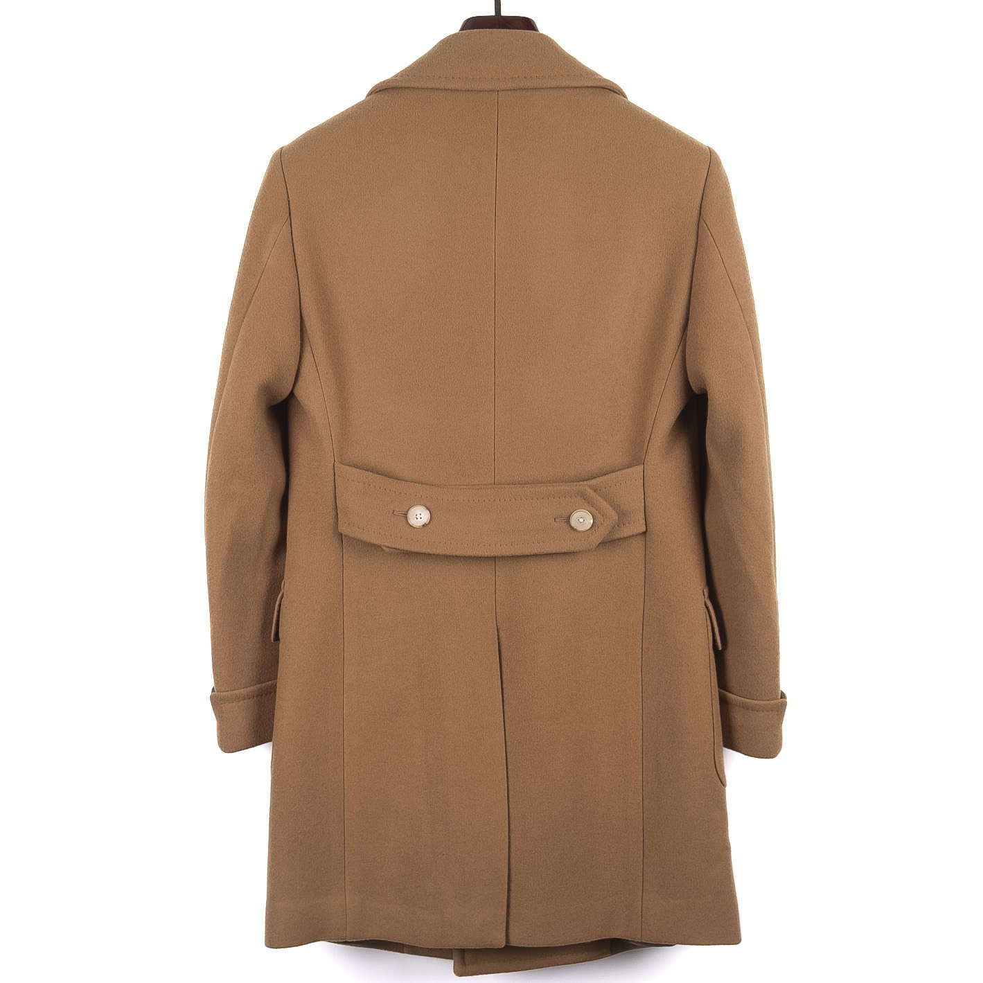 Camel Double Breasted Winter Coat