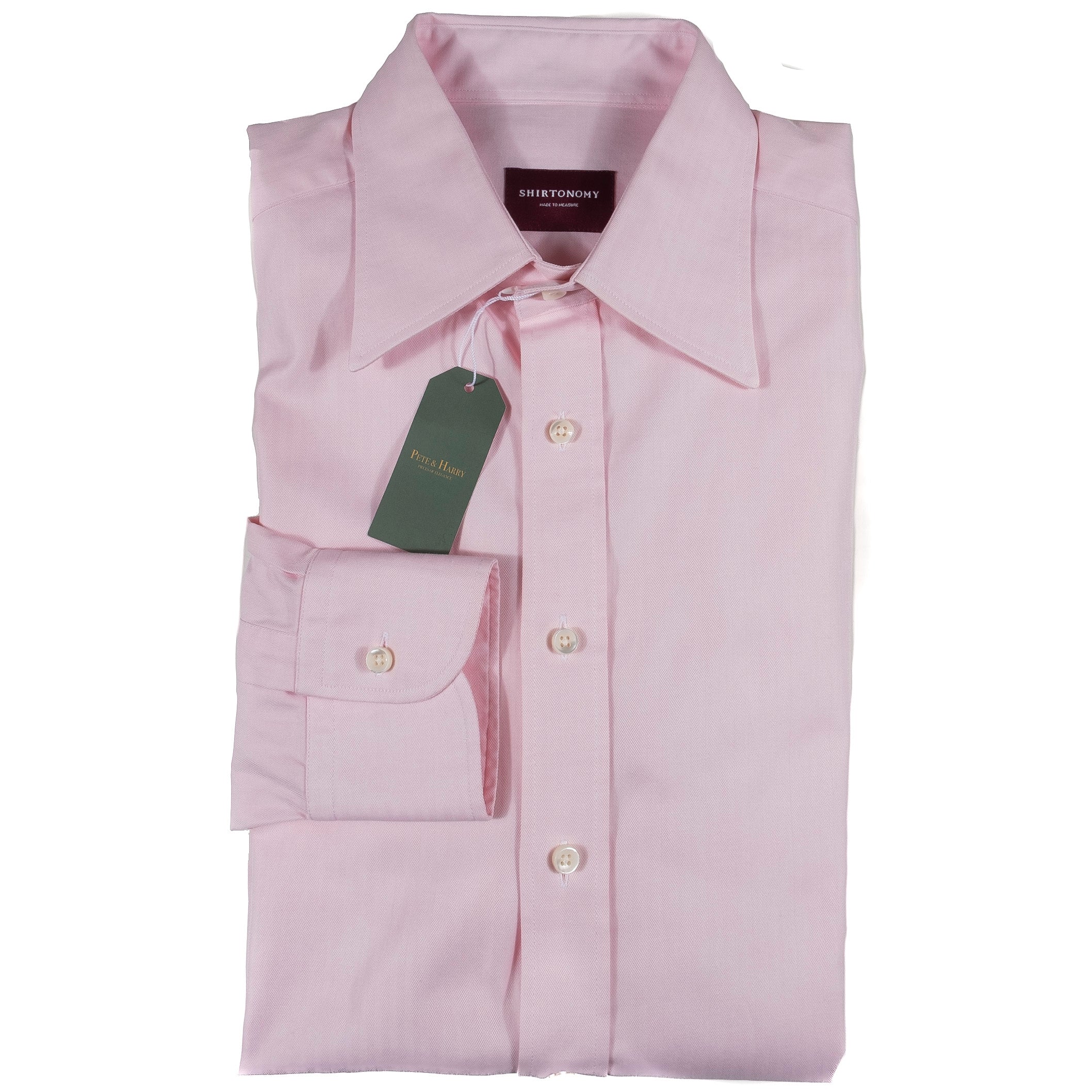 Shirtonomy Pink Shirt Sz 43
