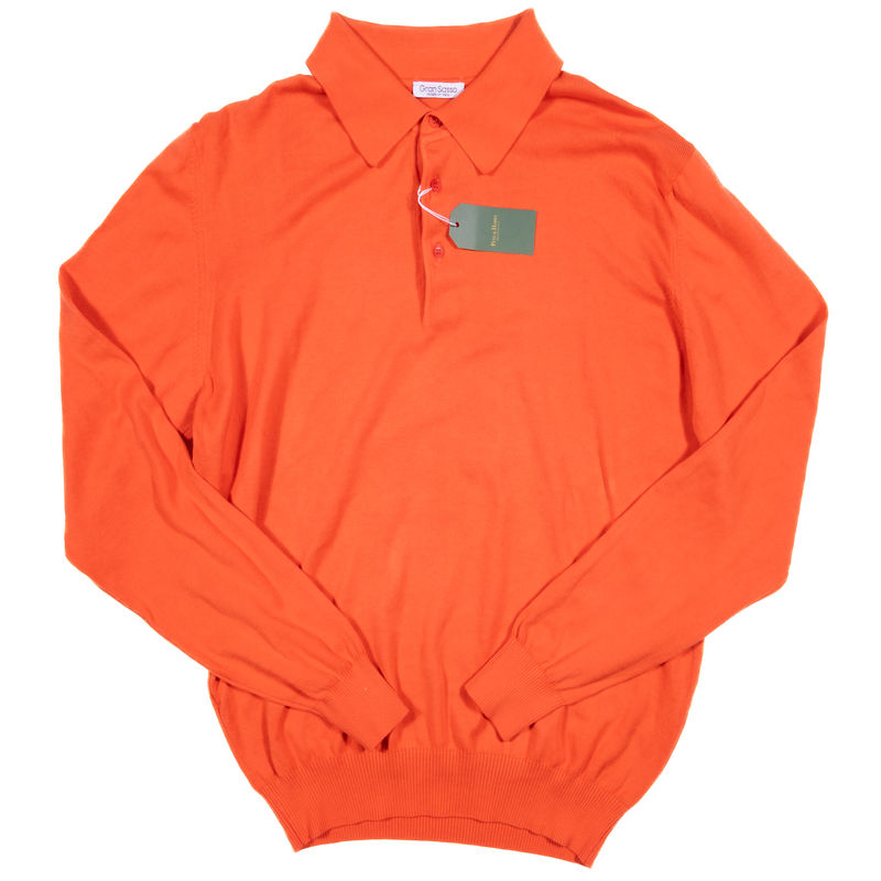 Gran Sasso Orange Polo Shirt
