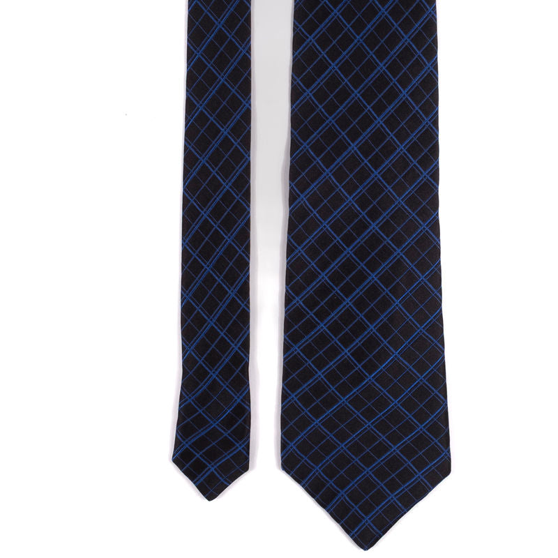 Kenzo Black Check Tie
