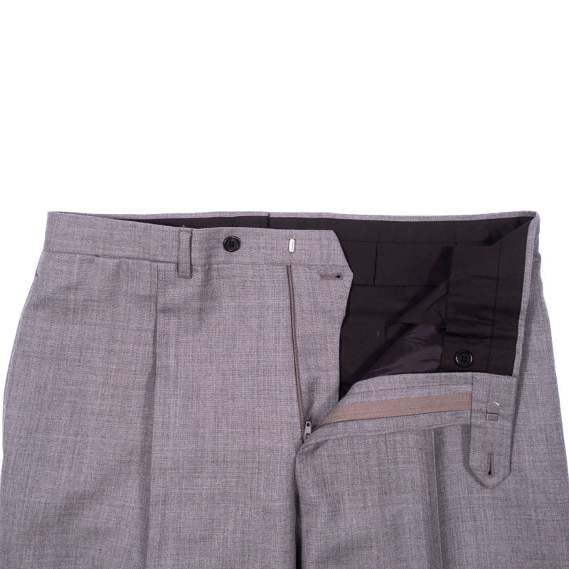 Neapolitan Hand Tailored Dugdale Grey High Twist Wool Suit 48