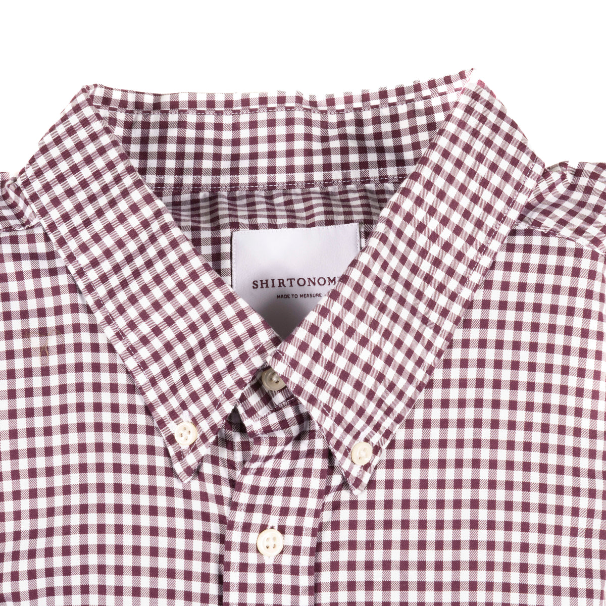 Shirtonomy Red and white checks Buttondown Shirt