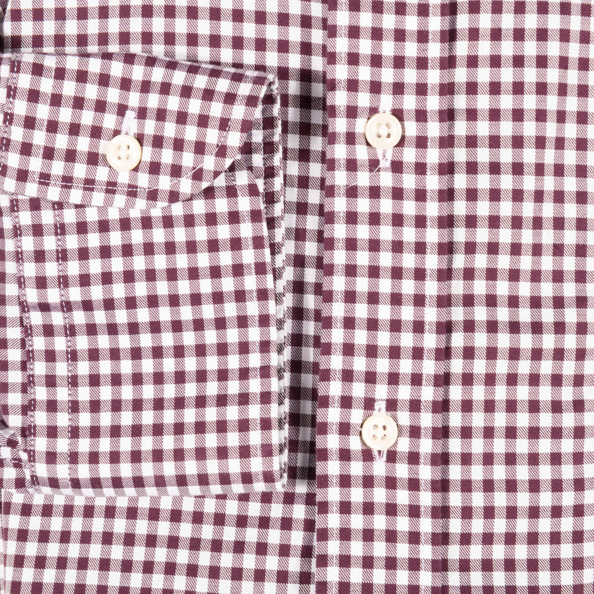 Shirtonomy Red and white checks Buttondown Shirt