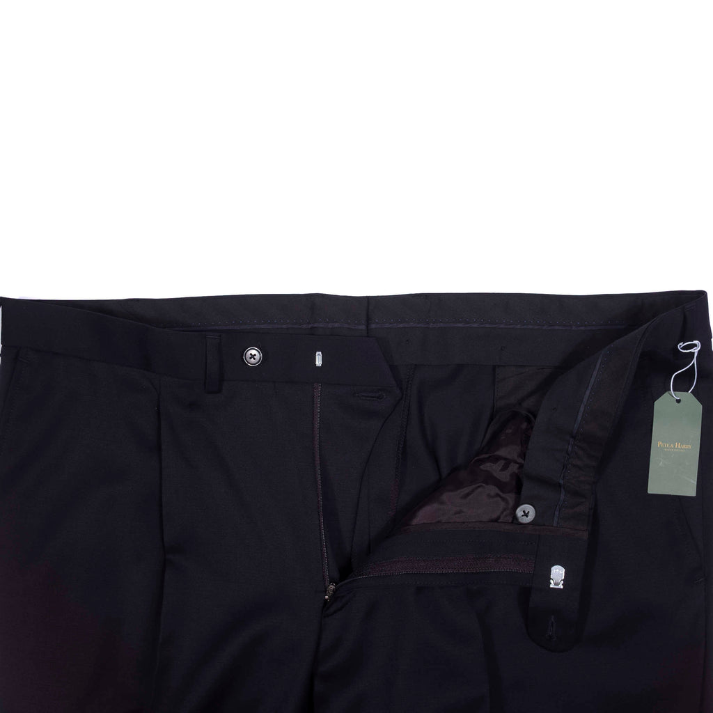 Eduard Dressler Charcoal Wool Trousers "Shake U"