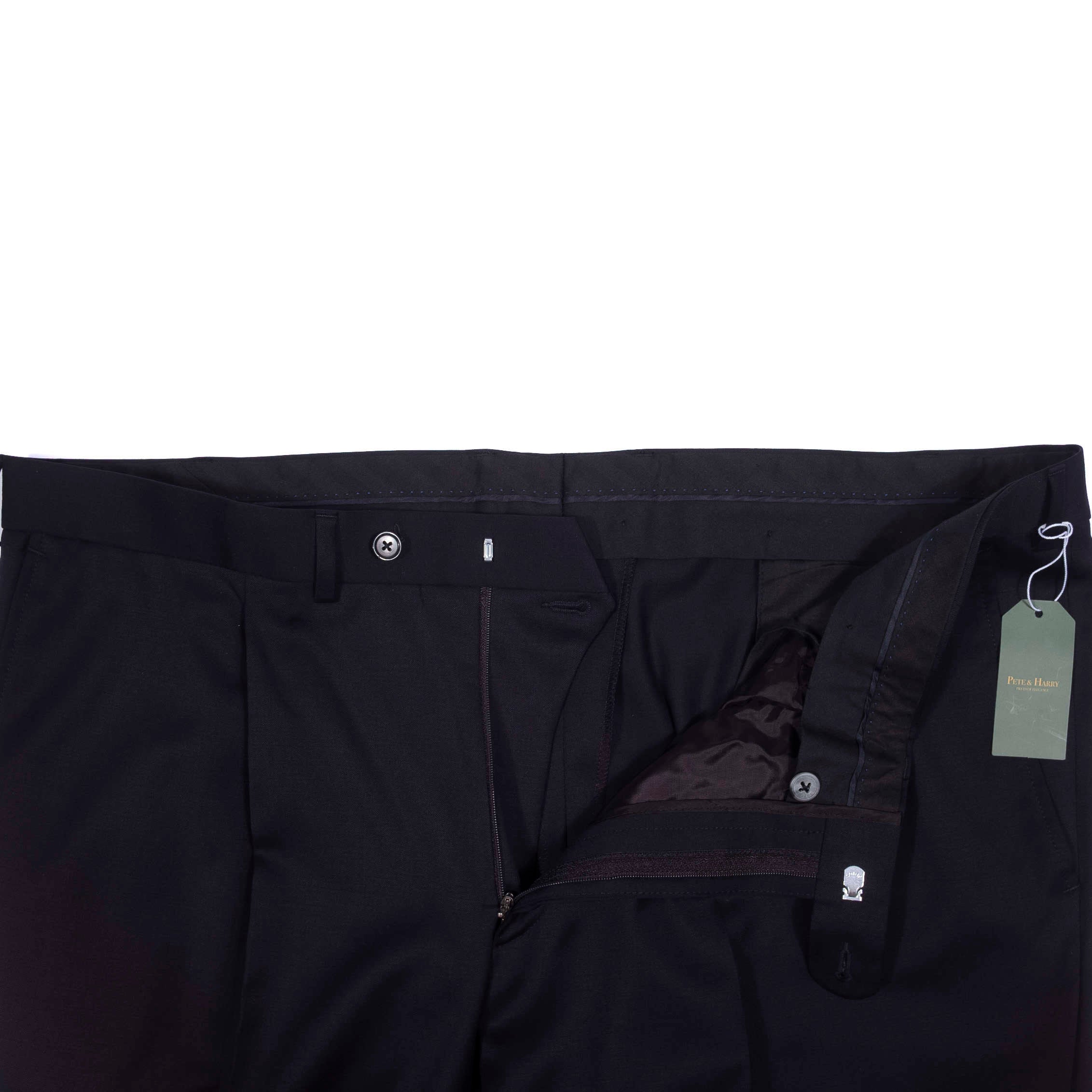 Eduard Dressler Charcoal Wool Trousers "Shake U"