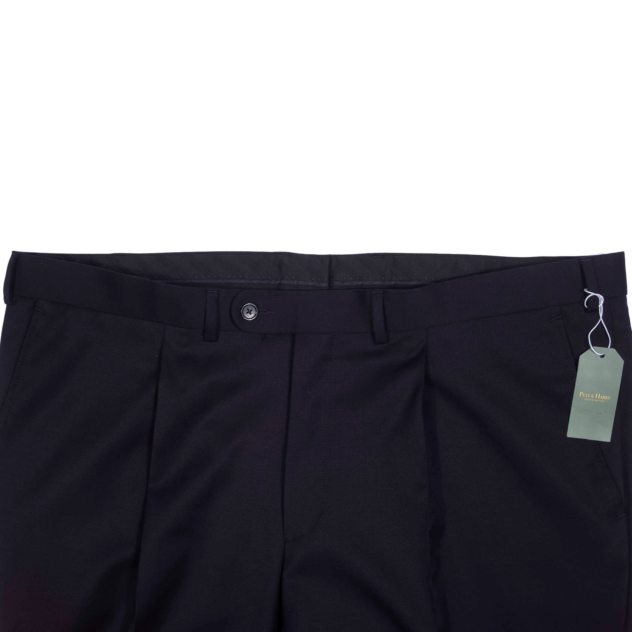 Eduard Dressler Charcoal Wool Trousers "Shake U"