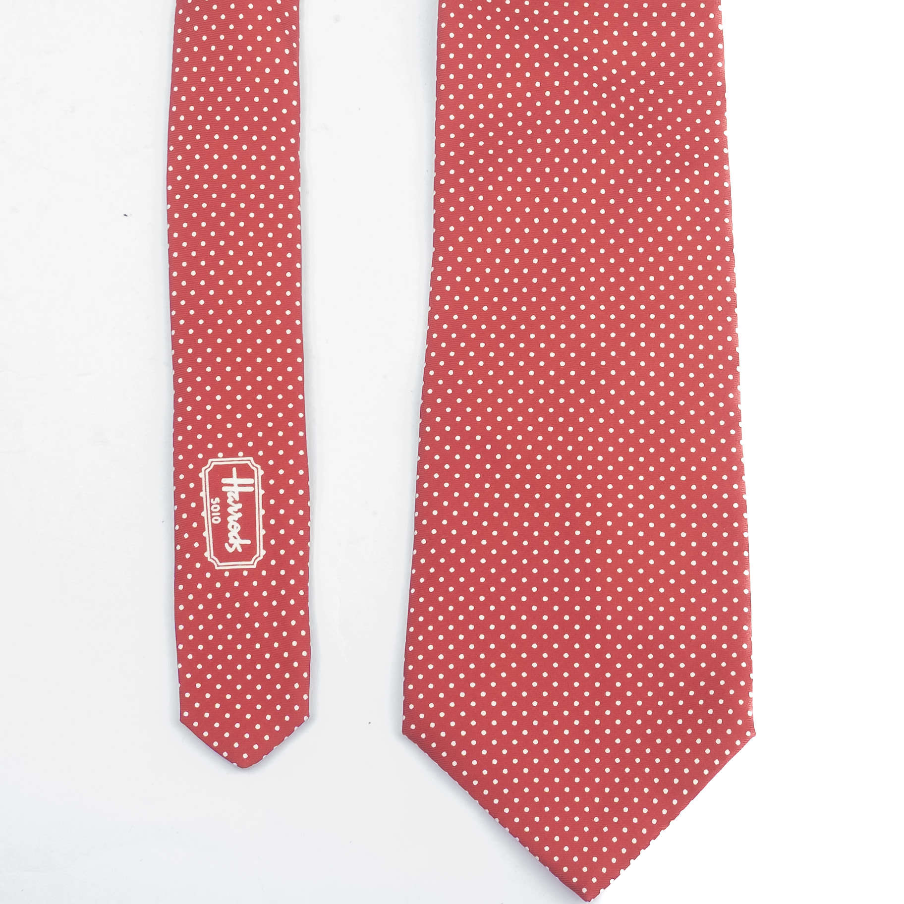 Red Dotted Tie