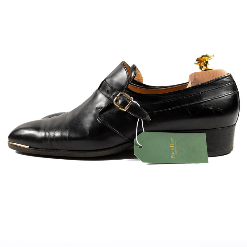 Bruno Magli  Black Single Monkstraps