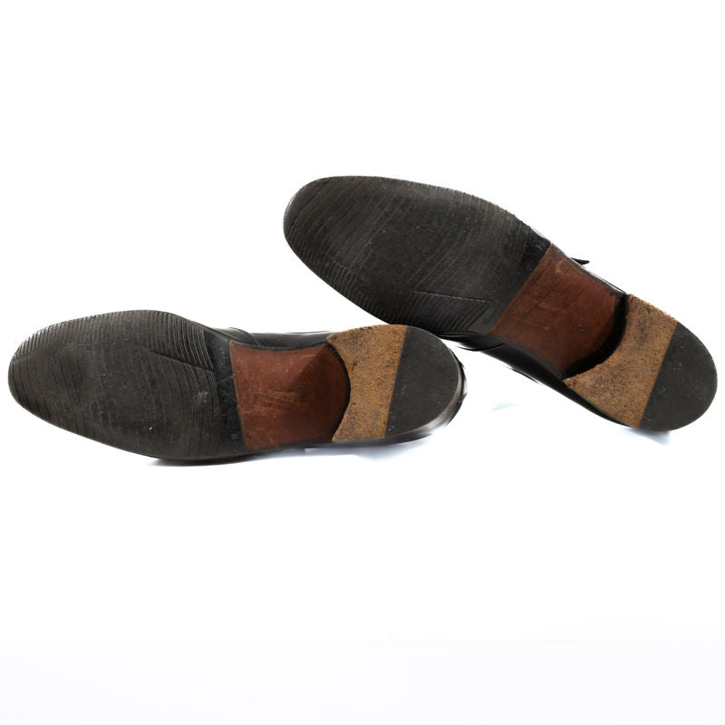 Bruno Magli  Black Single Monkstraps