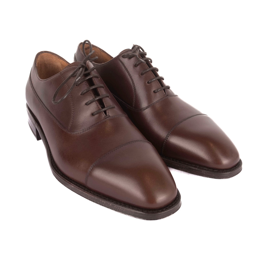 Box Calf Brown Cap Toe Oxfords