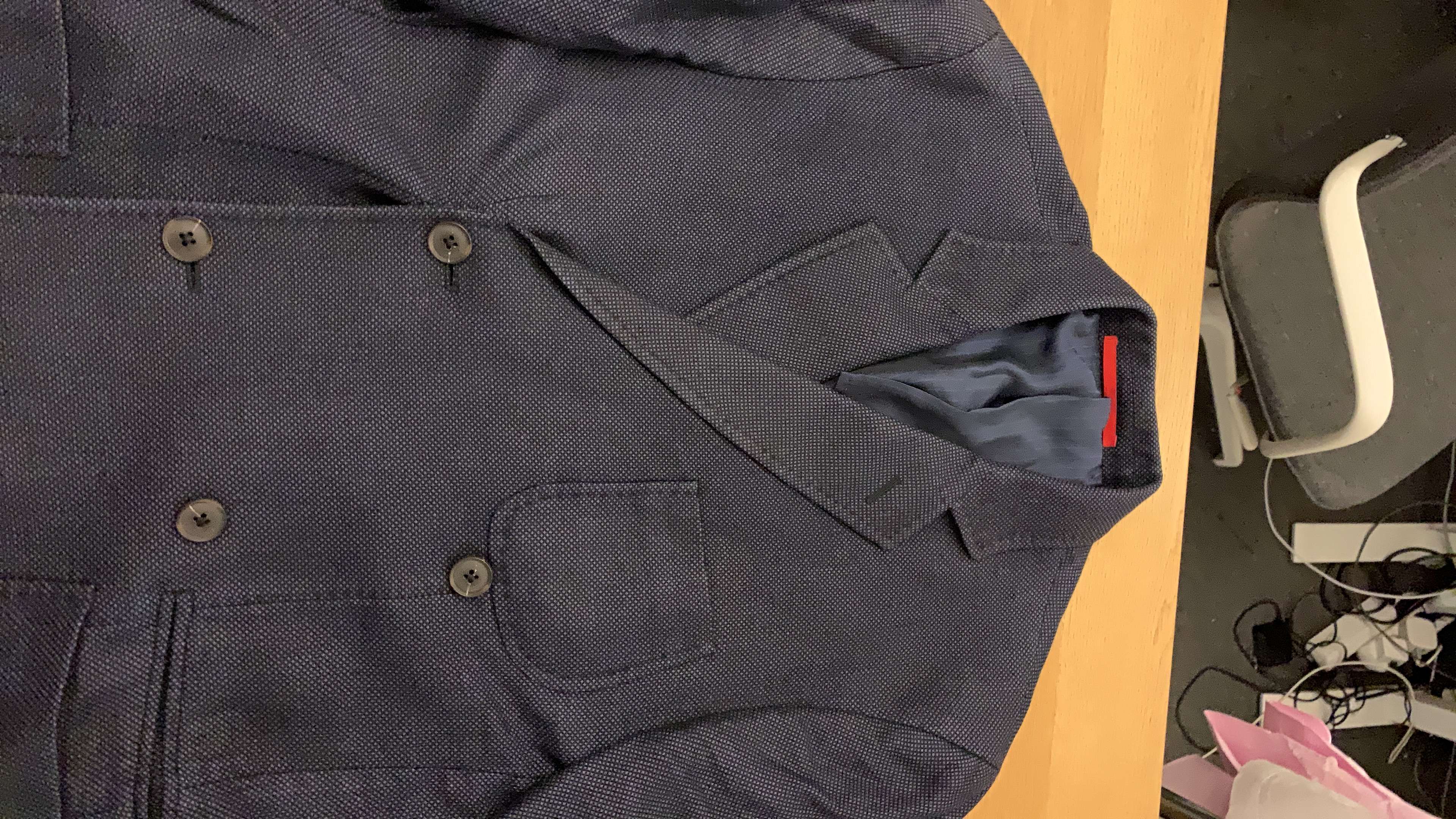 Navy Double Breasted Sport Coat