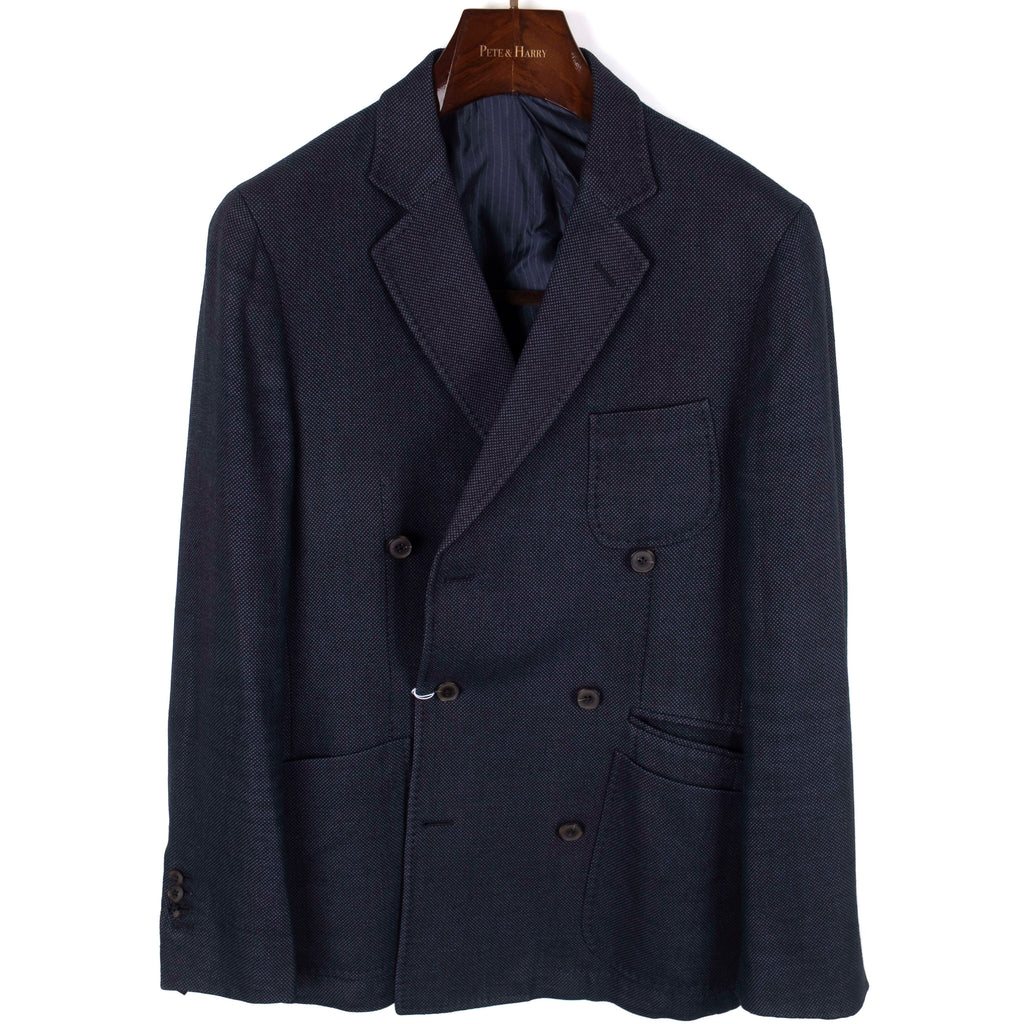 Navy Double Breasted Sport Coat