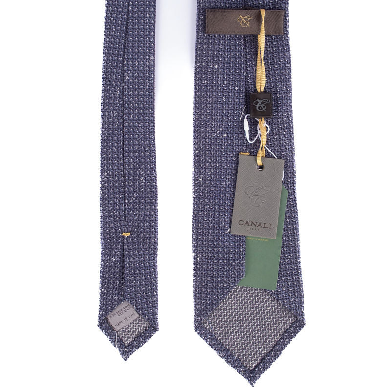 Blue and White Patterned Tie