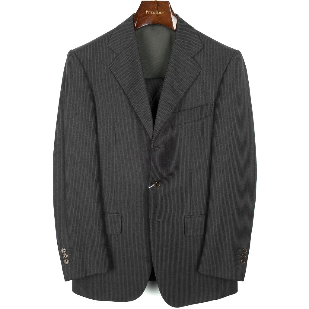 Grey Pinstripe 3 Piece Suit
