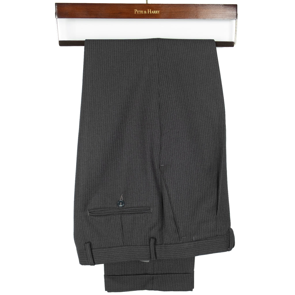 Grey Pinstripe 3 Piece Suit