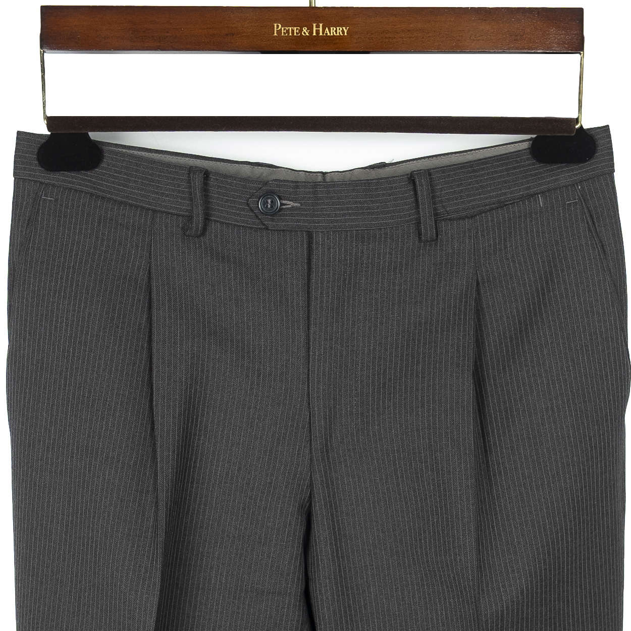 Grey Pinstripe 3 Piece Suit