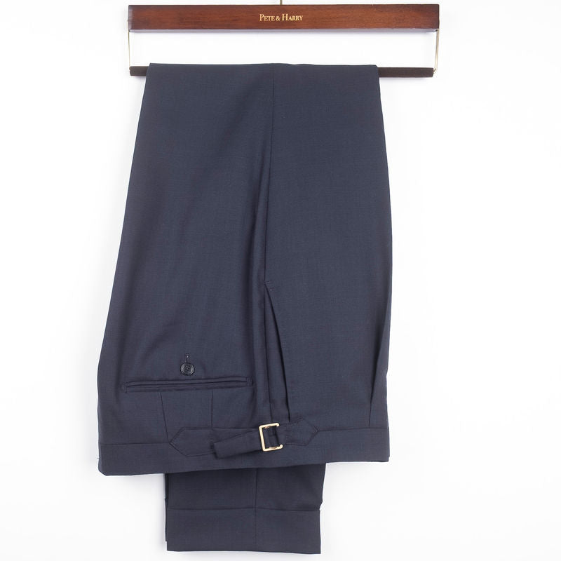 Navy Peak Lapel Suit