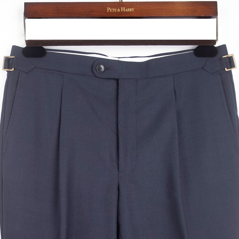 Navy Peak Lapel Suit