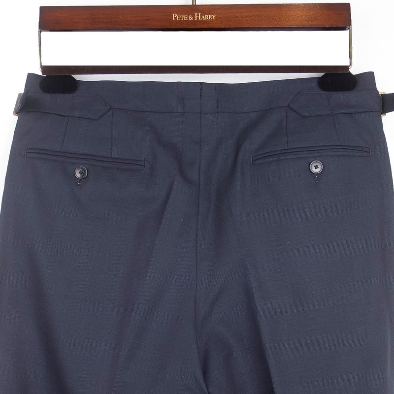 Navy Peak Lapel Suit