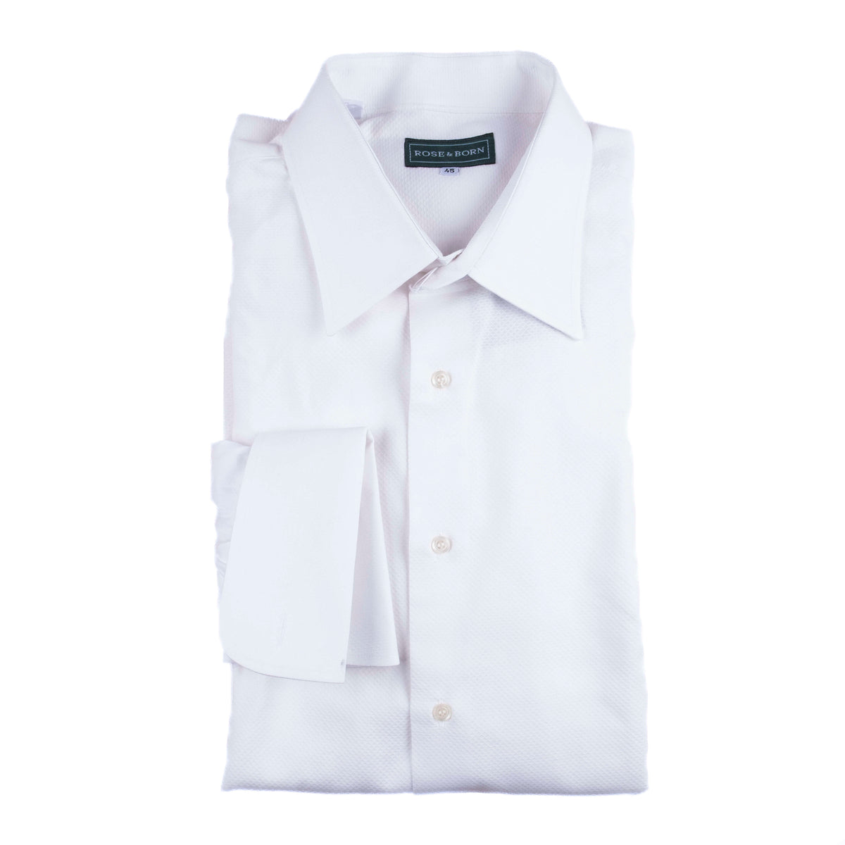 Rose & Born White Black Tie Shirt