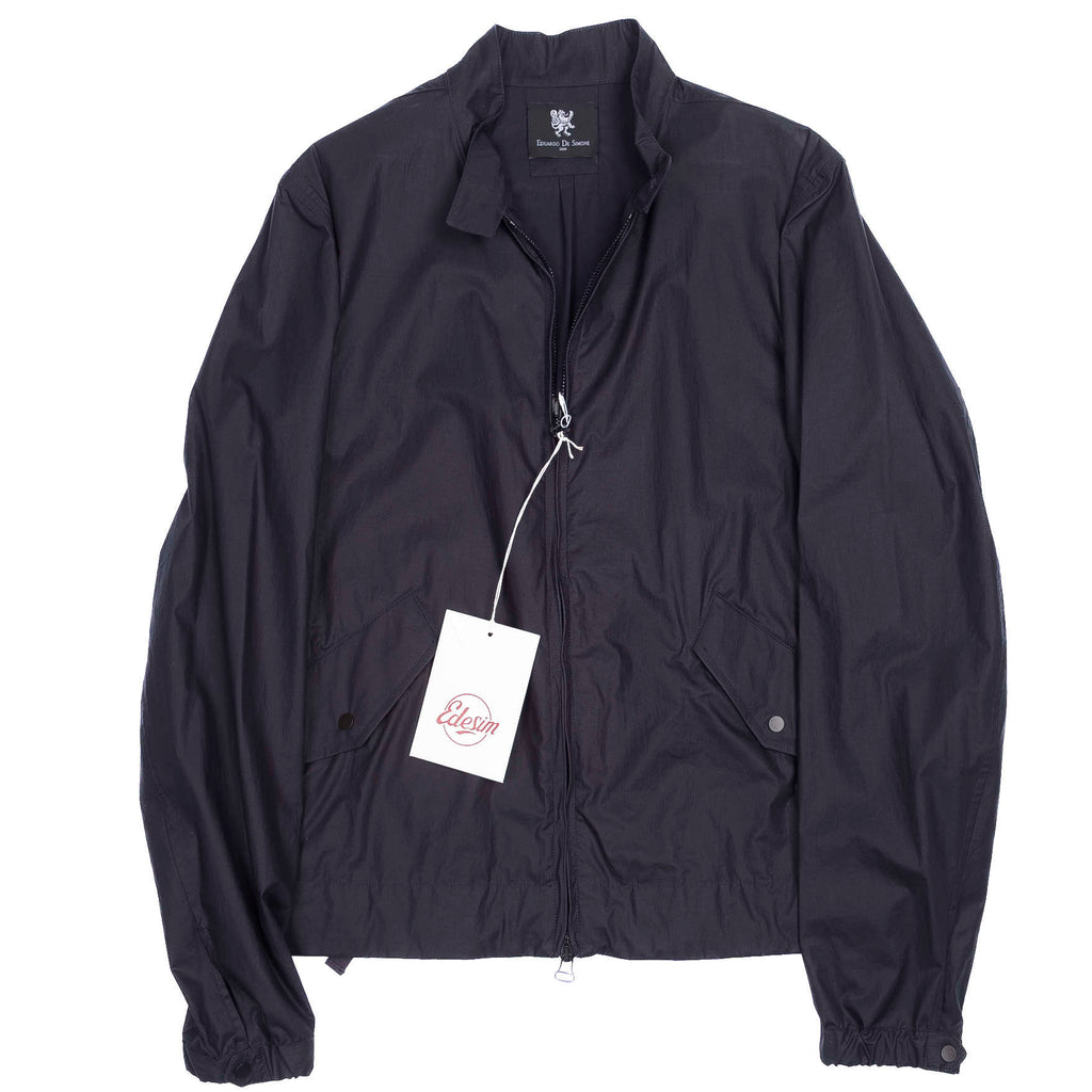 Neapolitan Tailored Navy Harrington Jacket Sz 46