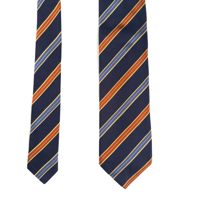 Navy Striped Tie