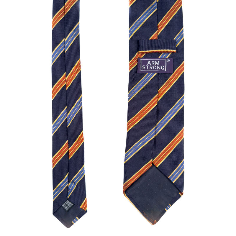 Navy Striped Tie