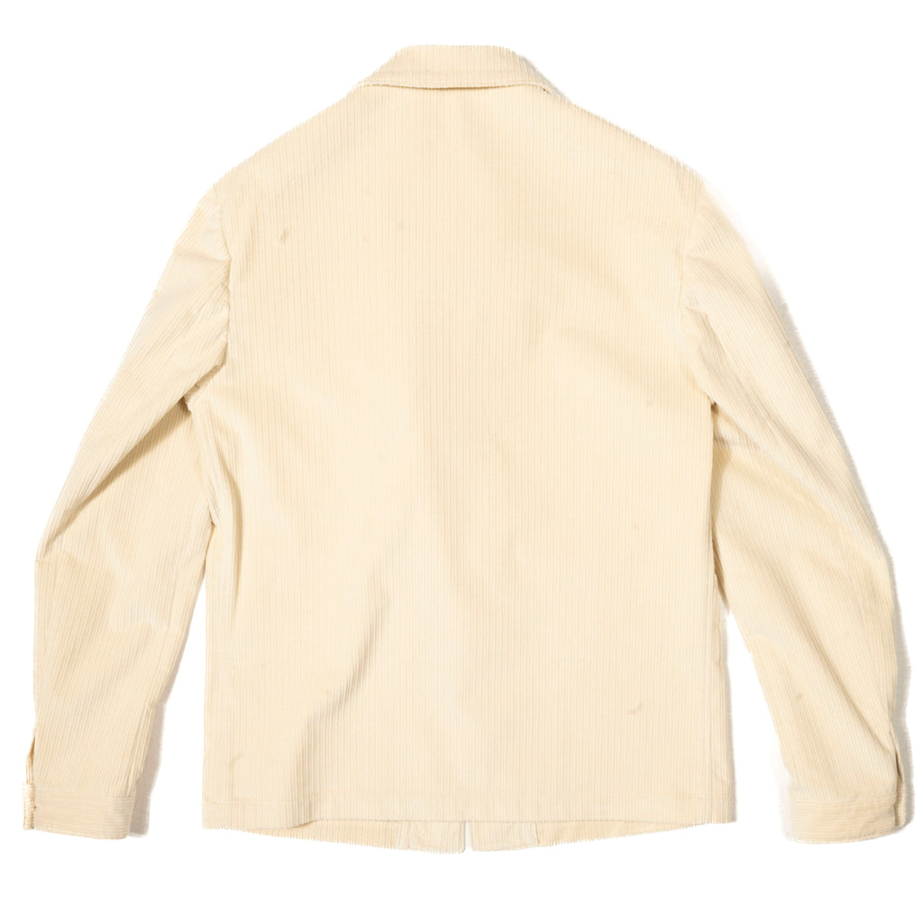 Neapolitan Hand Tailored Off White Utility Jacket, 48