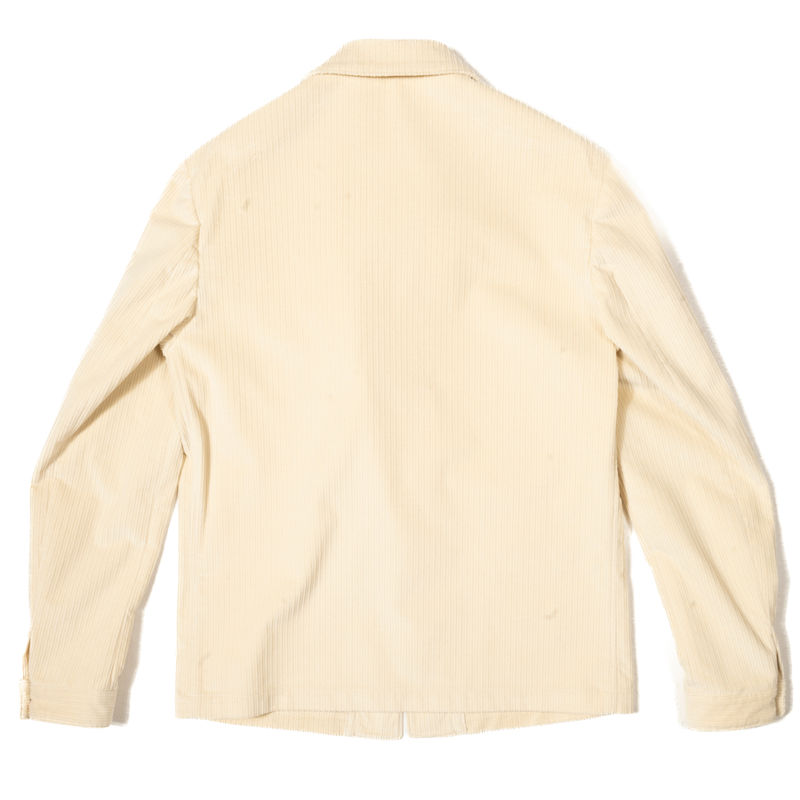 Neapolitan Hand Tailored Off White Utility Jacket, 48